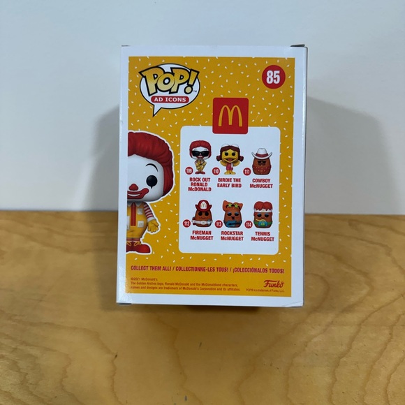Funko Pop! Ronald McDonald Figure - Red, White, Yellow - Picture 2 of 2